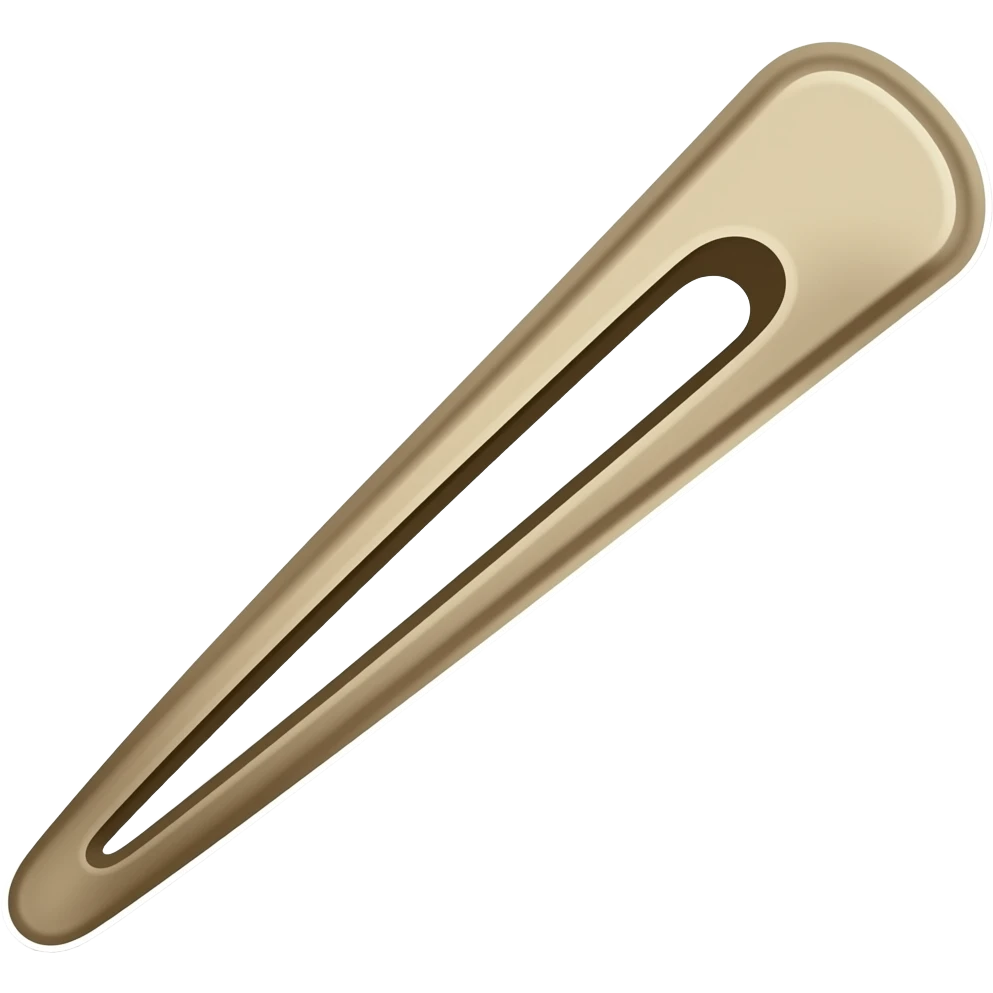 Hair pin emoji