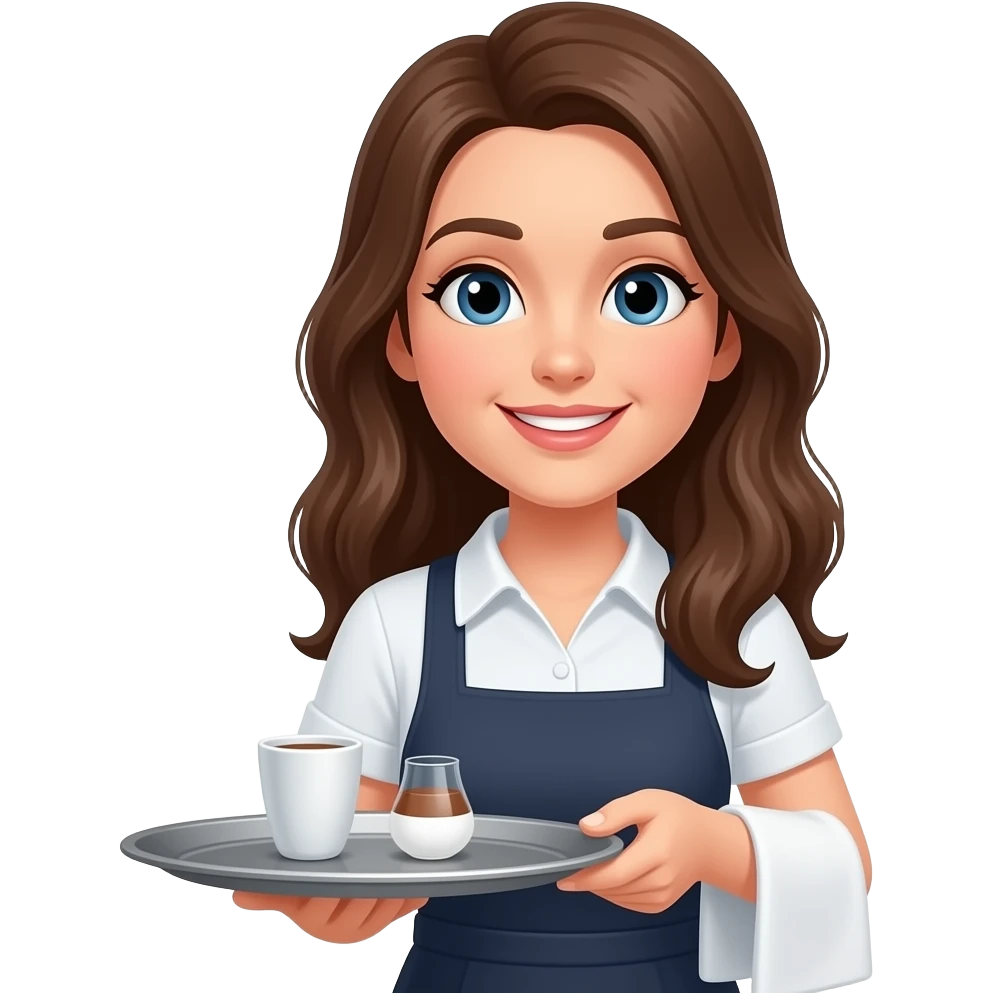 mujer sirviendo emoji