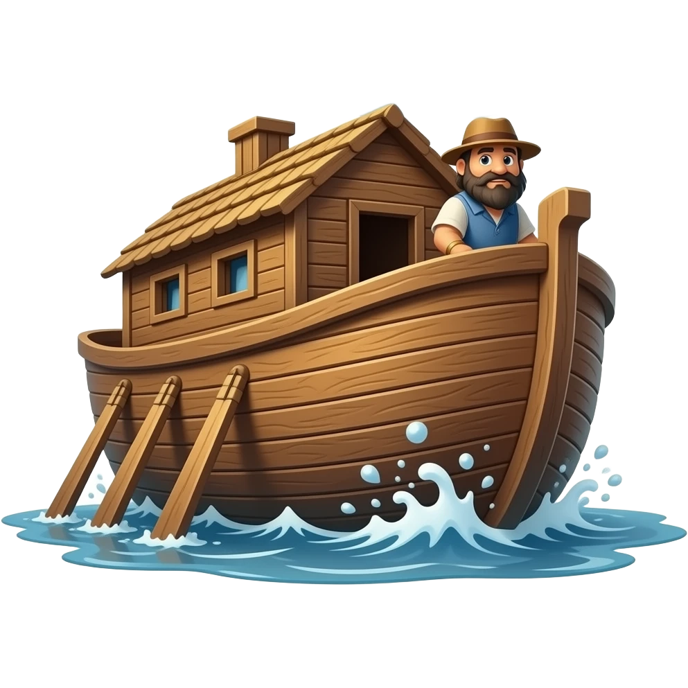 Noah's Ark dramatic emoji