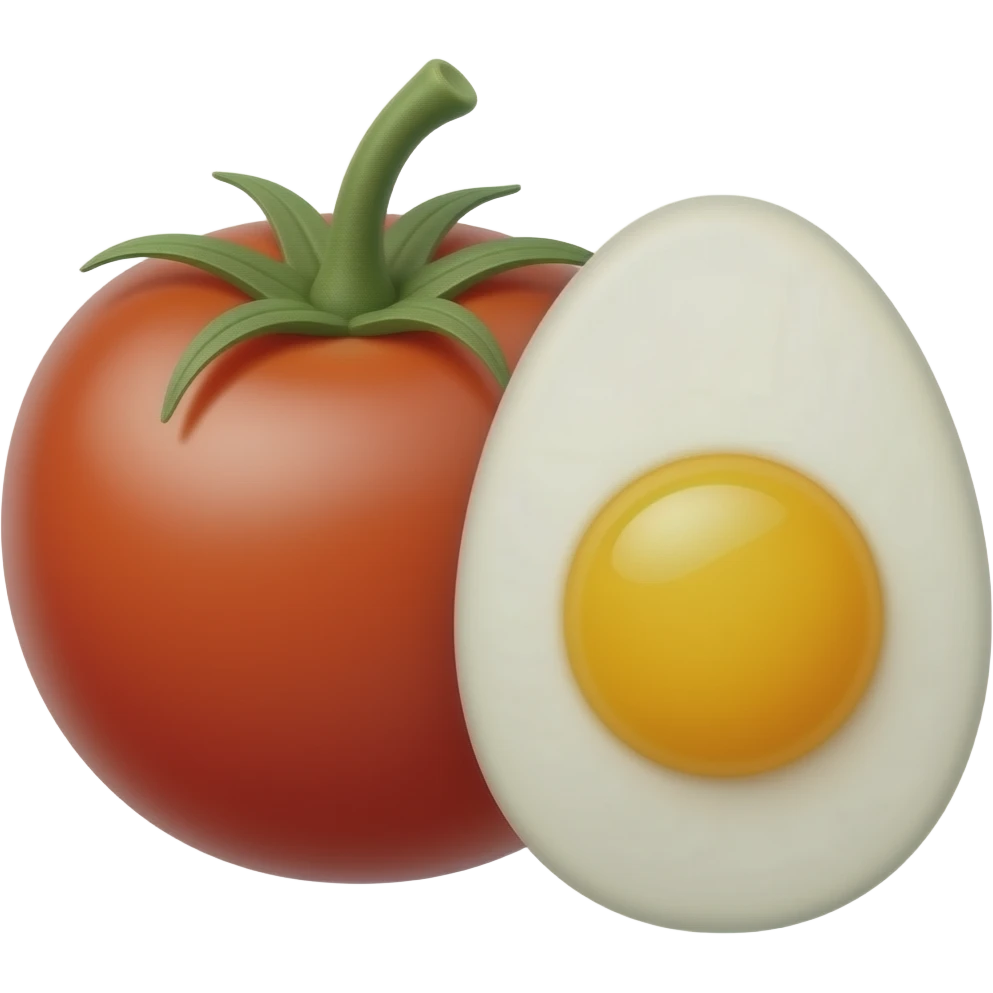 Pomidor yumurta emoji