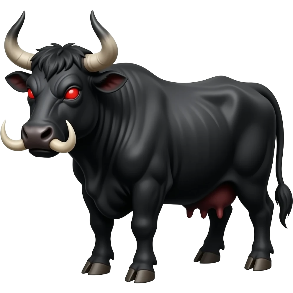 Je veux une vache diabolique emoji