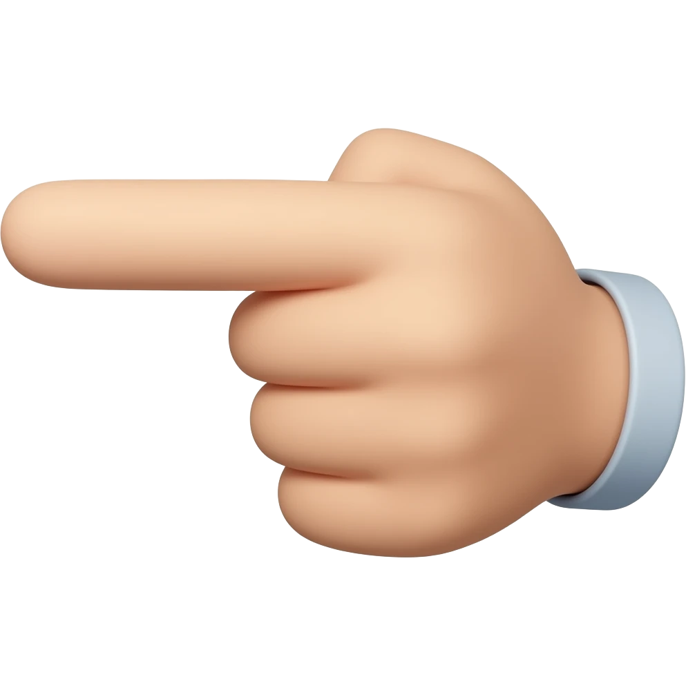 FINGER POINTING emoji