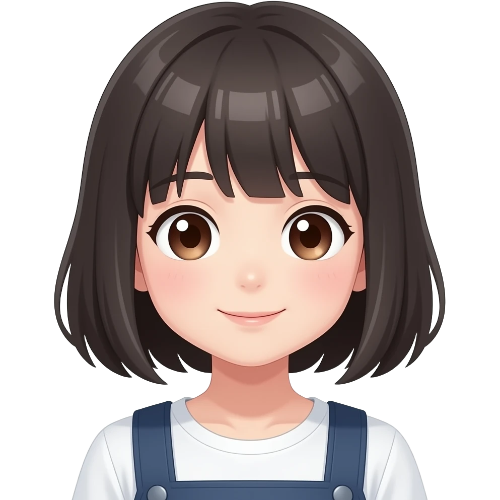 Child anime girl emoji