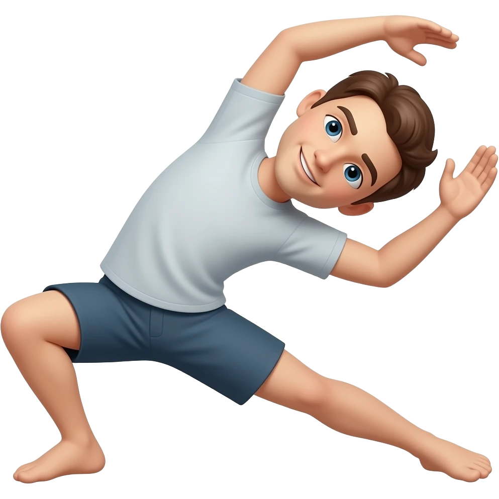 stretching emoji