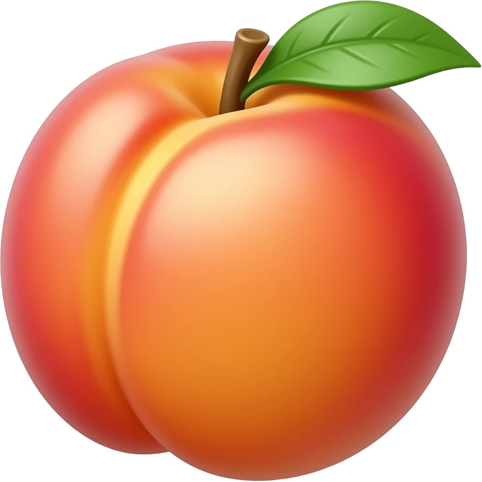 Peach emoji