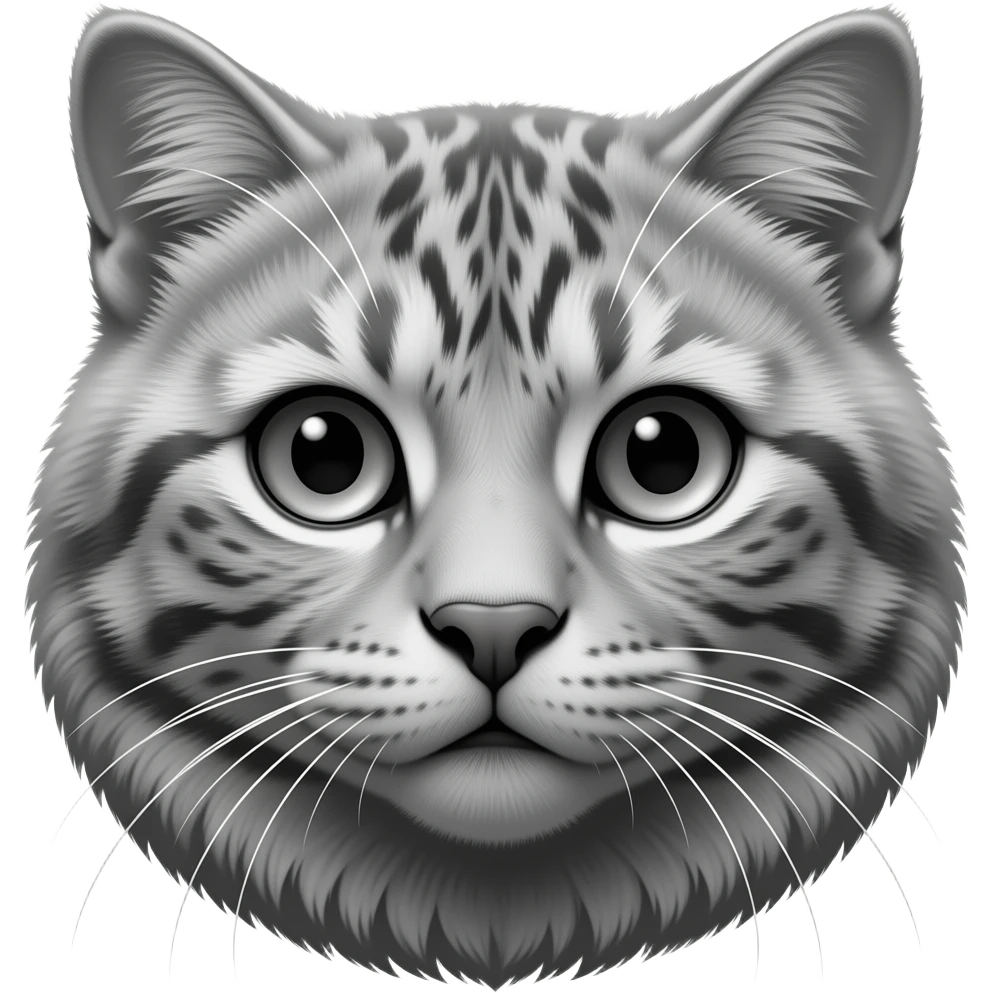 Чёрнобелая фотография emoji