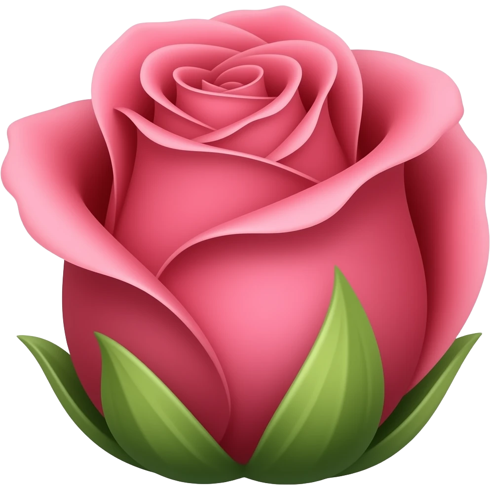 rose bud emoji