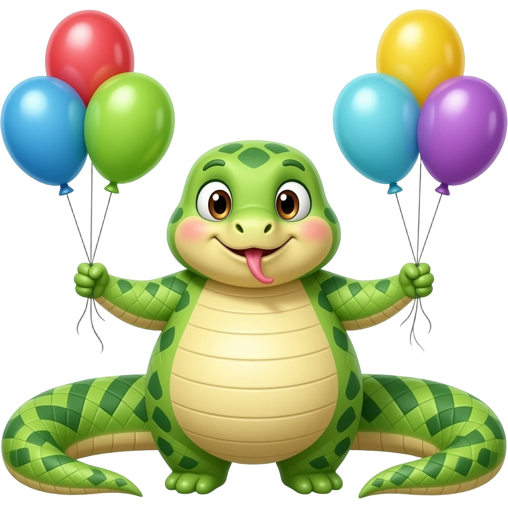 fatty balooned snake emoji emoji