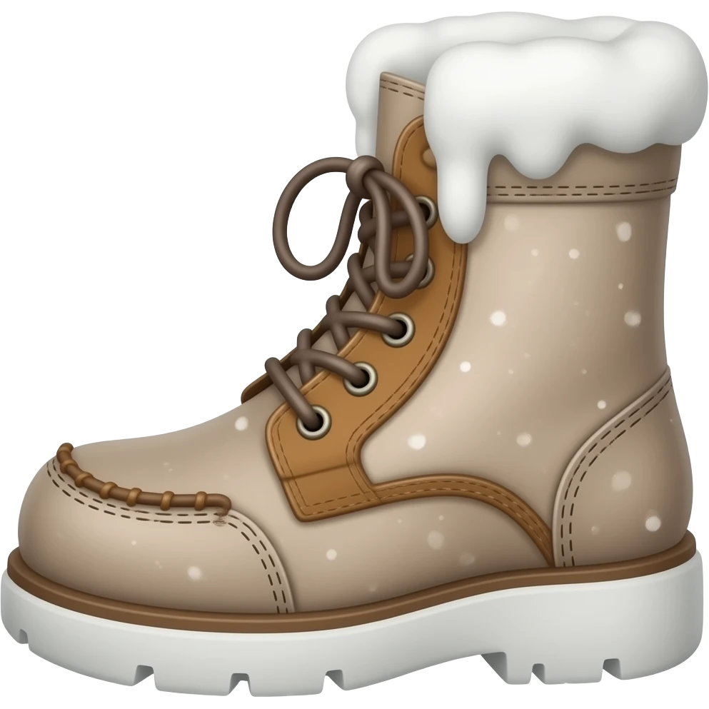 winter shoes emoji