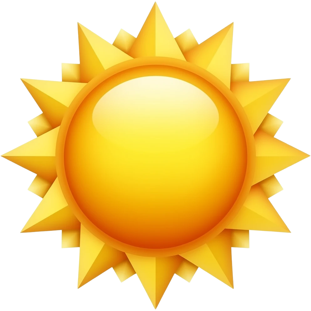 Sun emoji