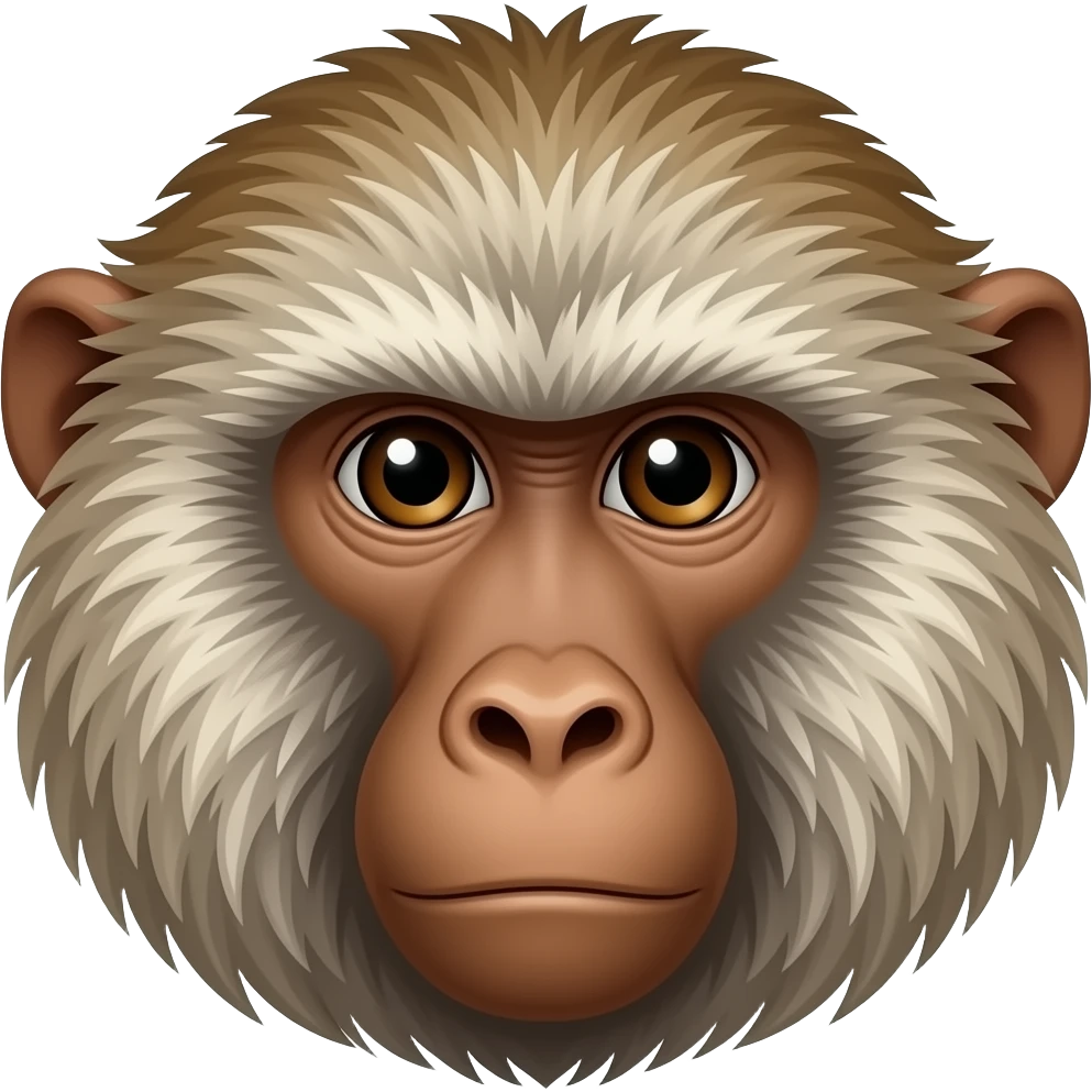 морда бабуина emoji