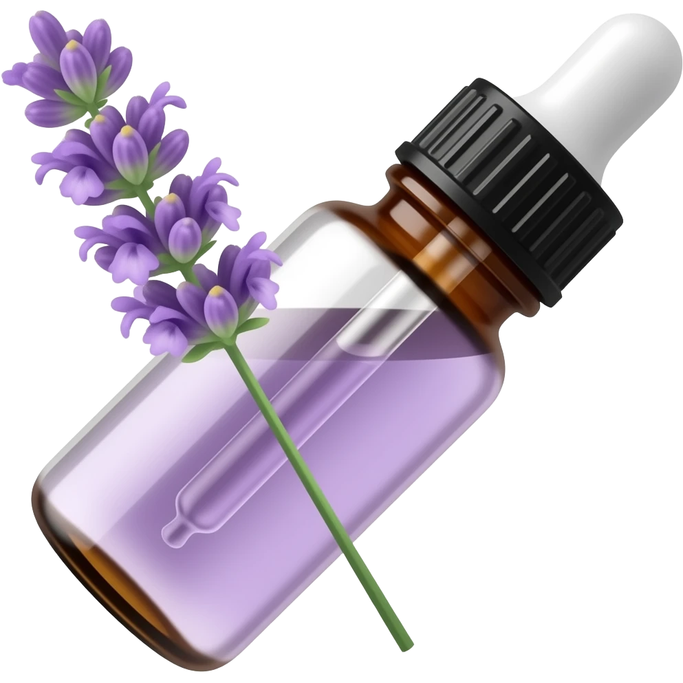 Lavender esential oil emoji