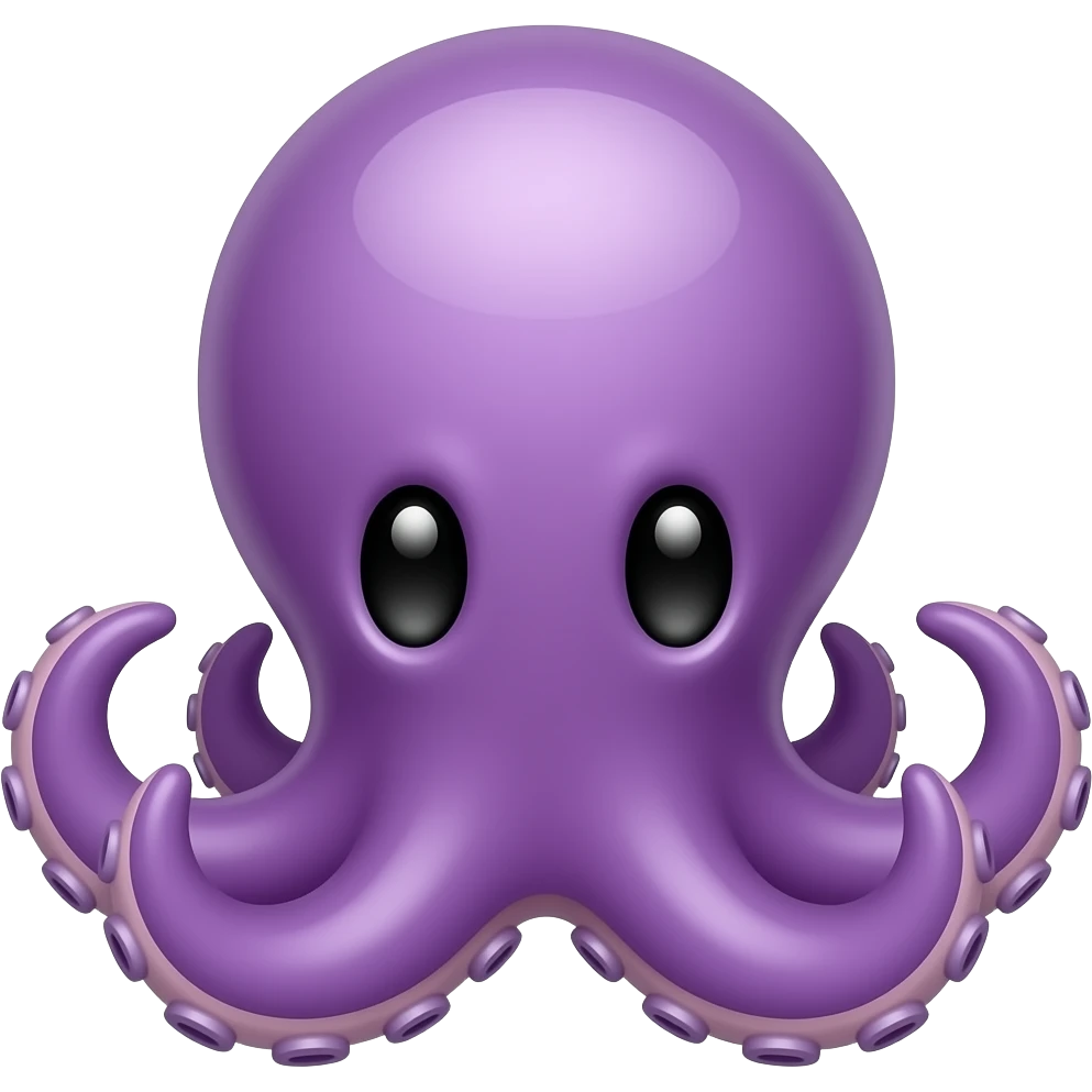 purple octopus emoji