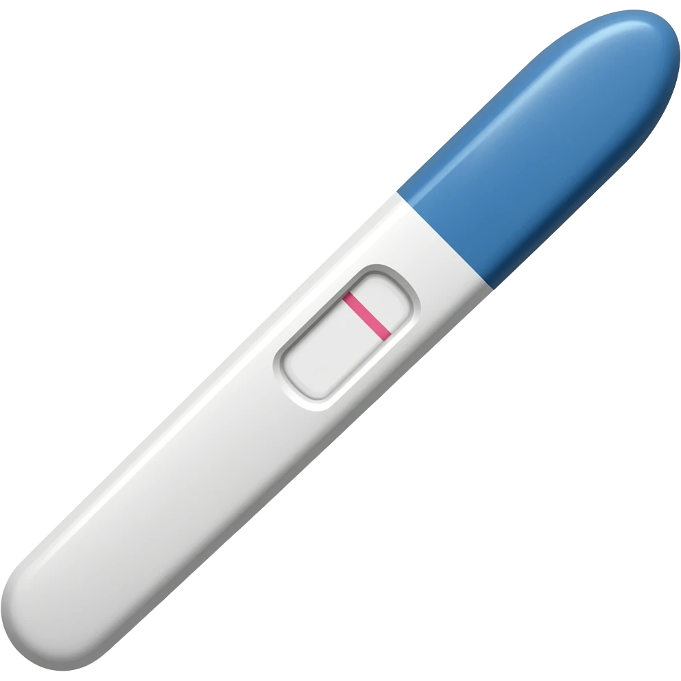Pregnancy test emoji