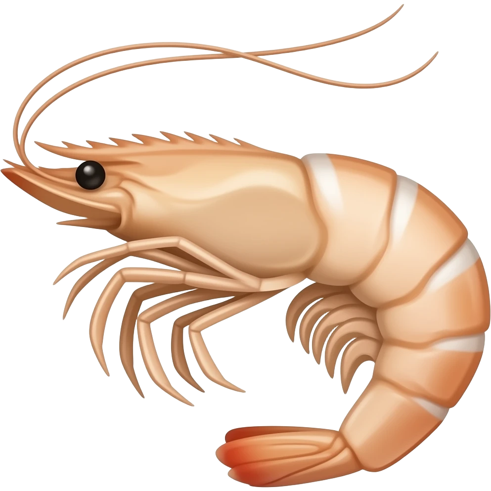 Tiger shrimp emoji