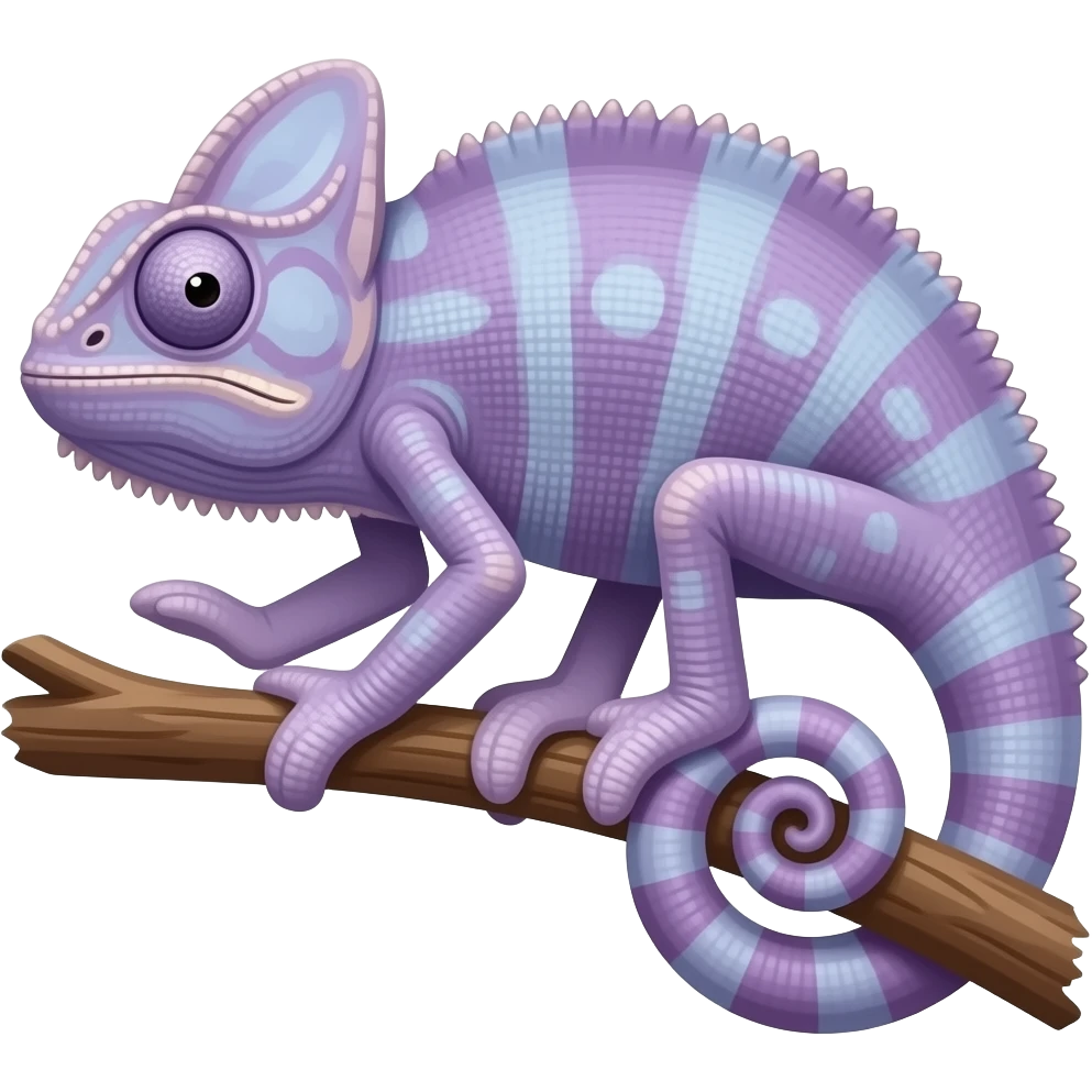 Purple Chameleon emoji