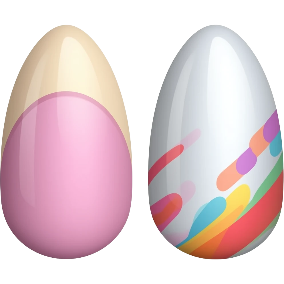 acrylic nails emoji