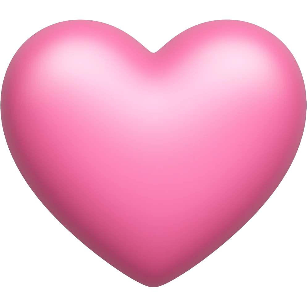corazón rosa pastel emoji