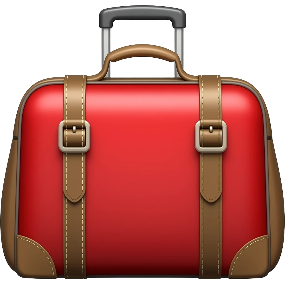 i need a red carry-on bag emoji ios style emoji