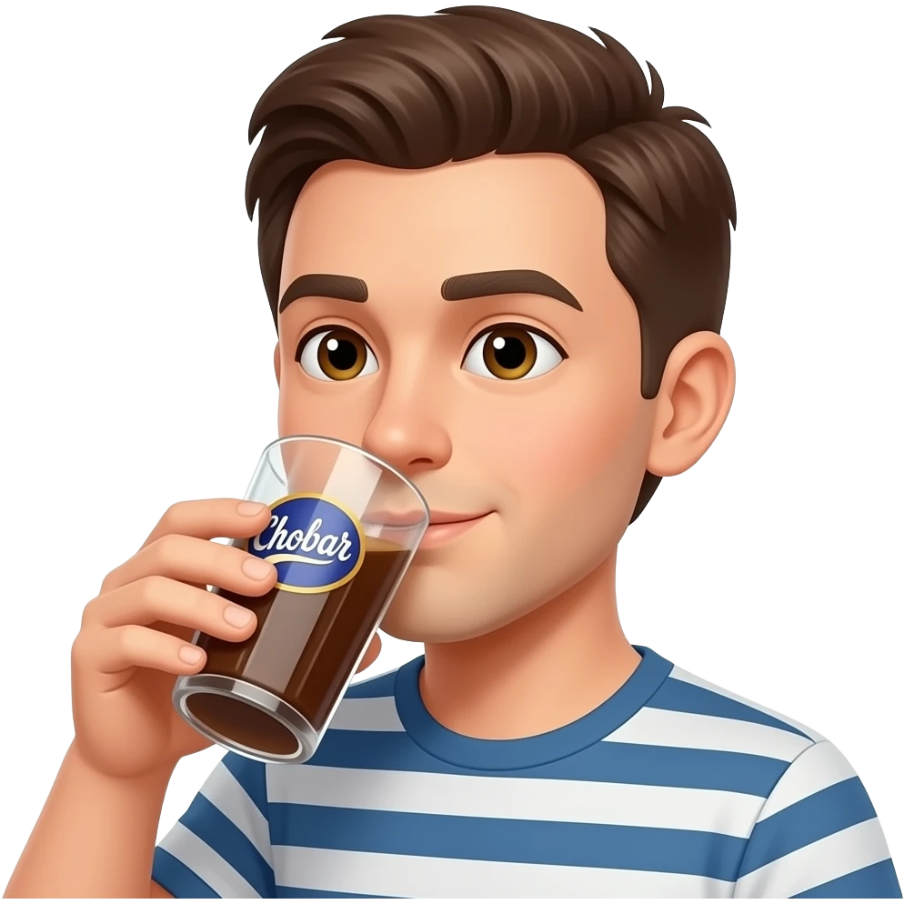Drinking chobar emoji