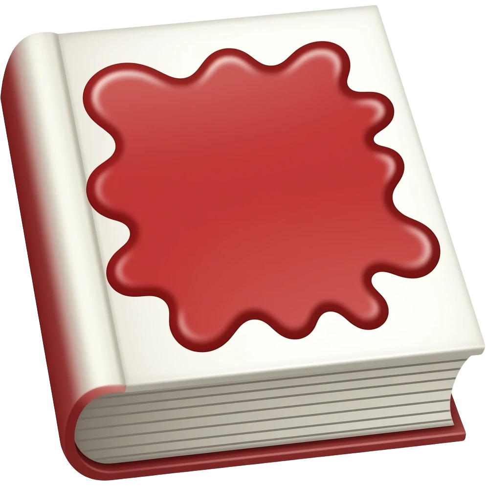 Bloody book emoji