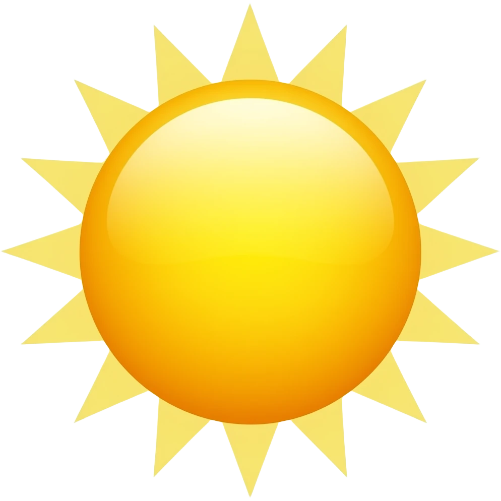 Sunshine emoji