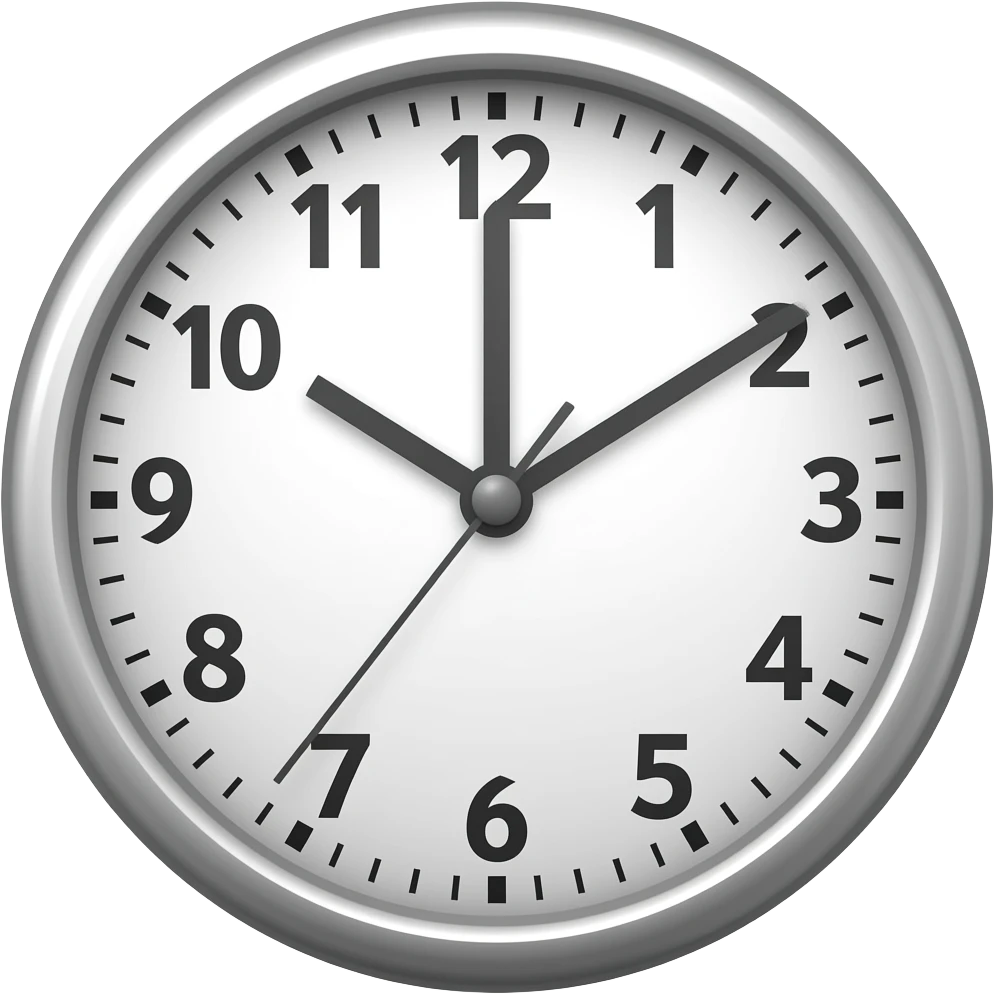 Hours emoji