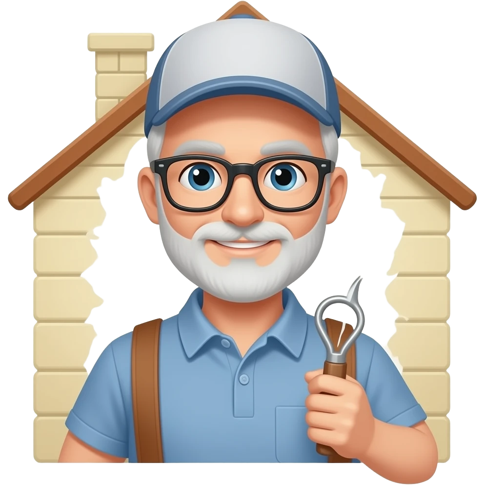 Тато ремонтує будинок emoji