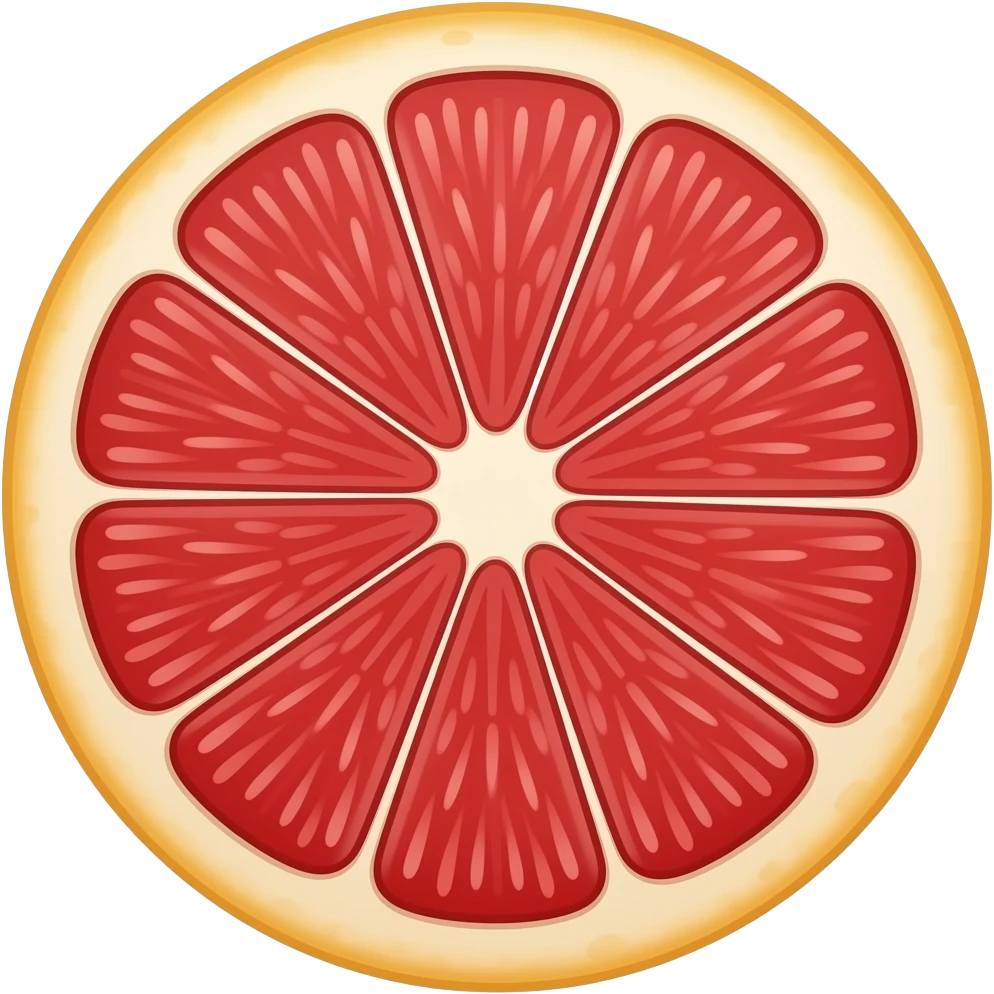 Red Grapefruit emoji