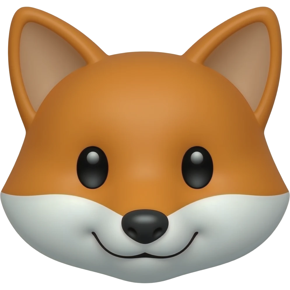 Fox face emoji