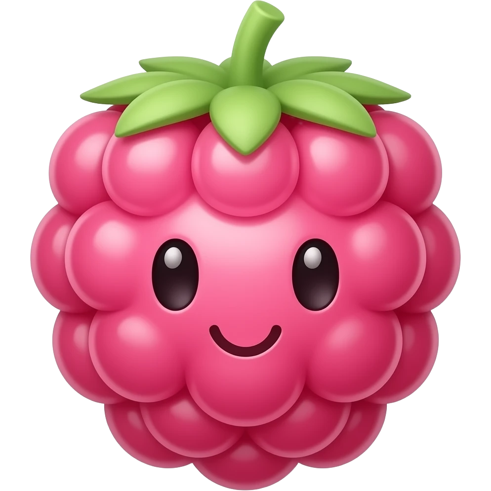 귀여운 핑크색 베리 emoji