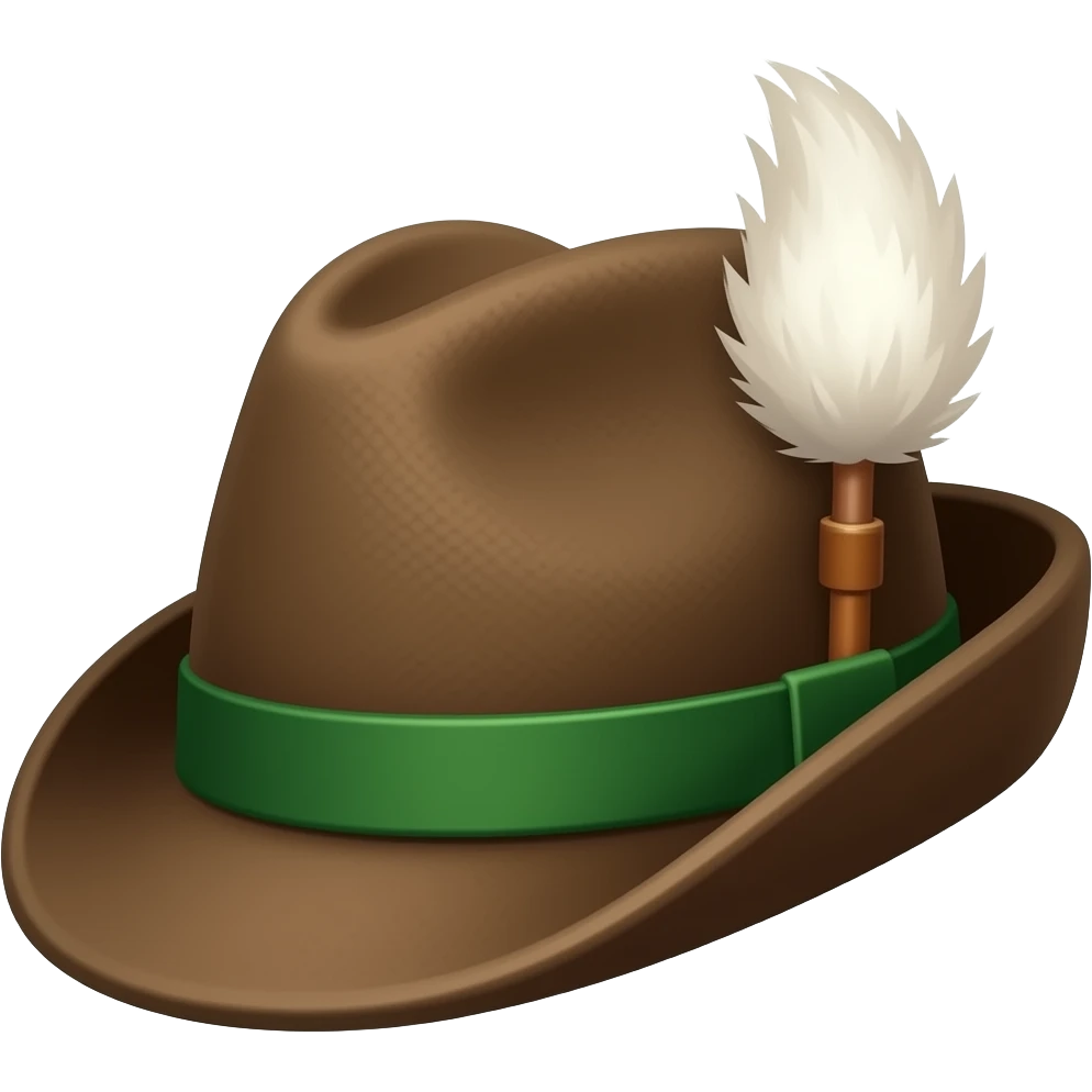 Tyrolean Hat emoji