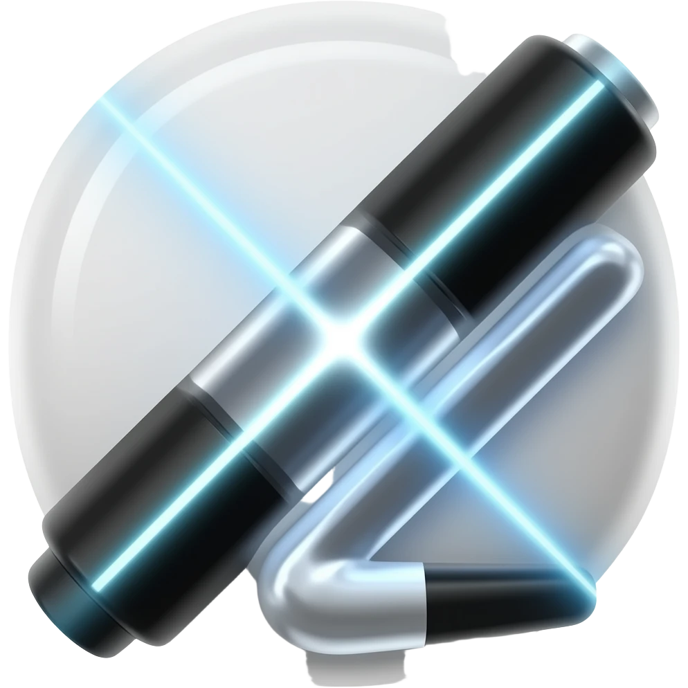 Laser light emoji