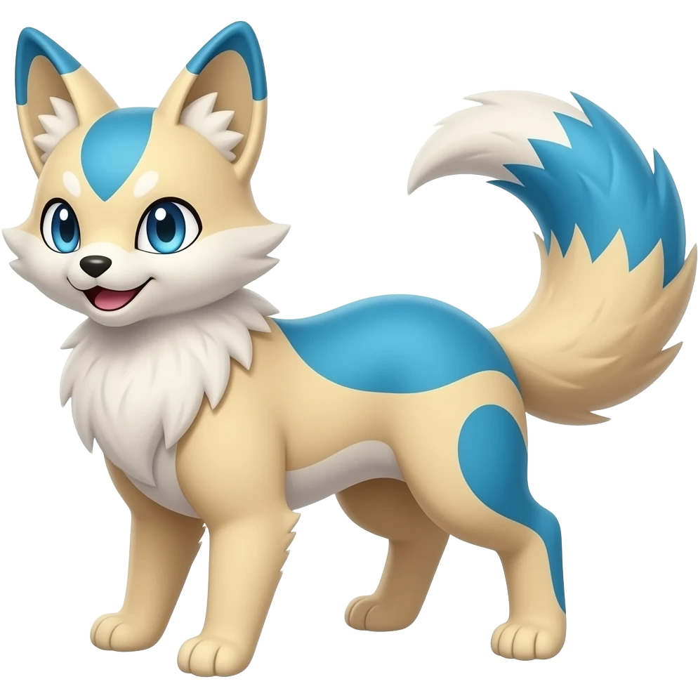 Meowstic-Minccino-Furret-hybrid emoji