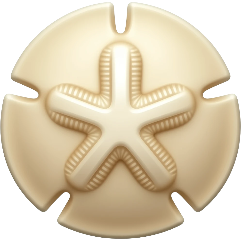 Sand dollar emoji