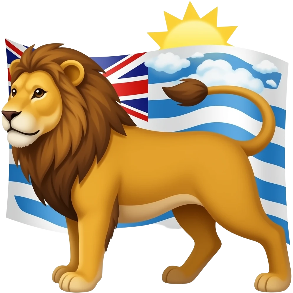 ایموجی پرچم شیر و خورشید را بساز emoji