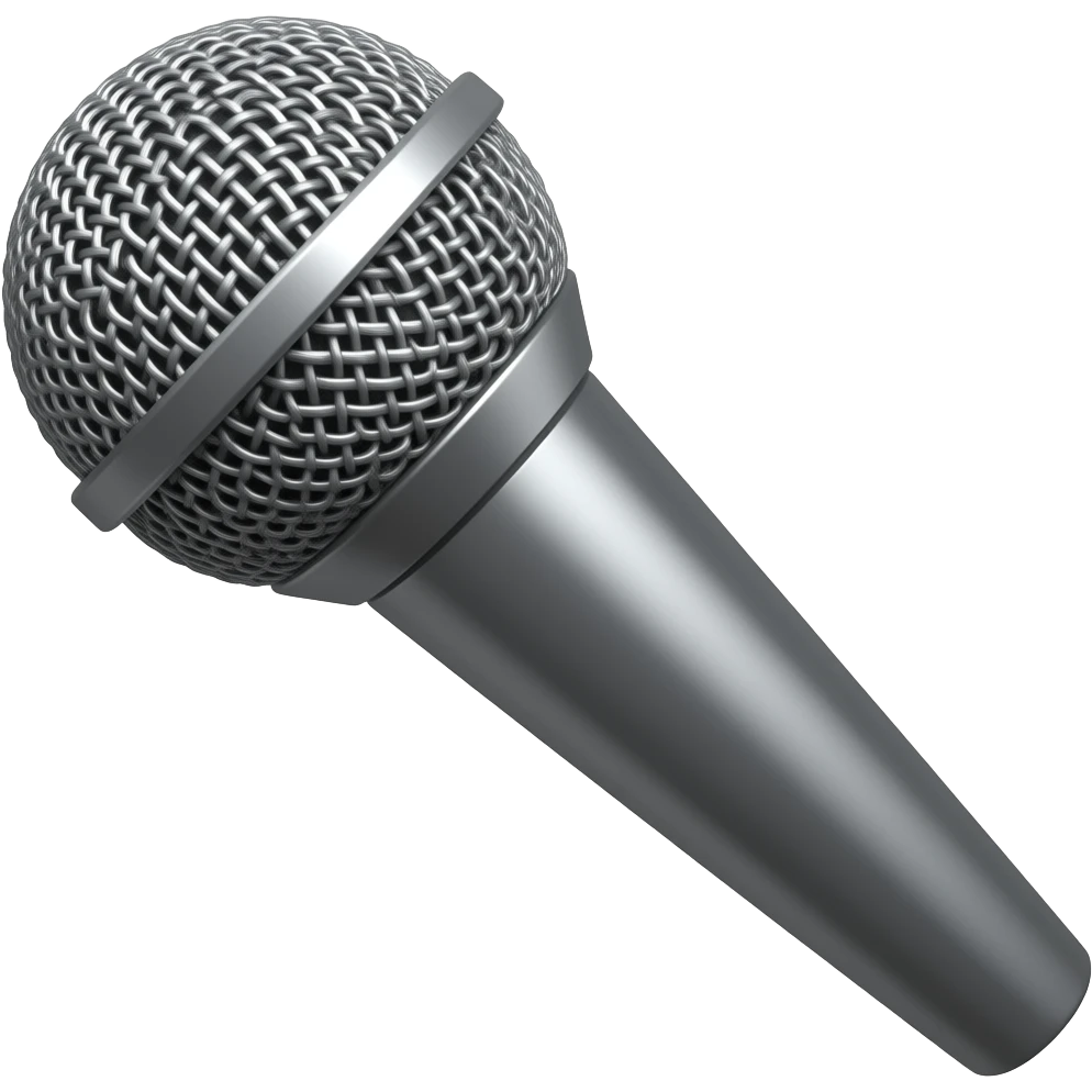 MICROPHONE emoji