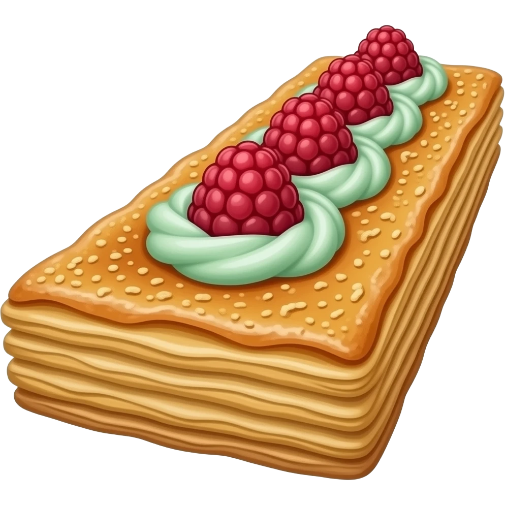 rectangular puff pastry tart, golden brown flaky with visible pastry ...