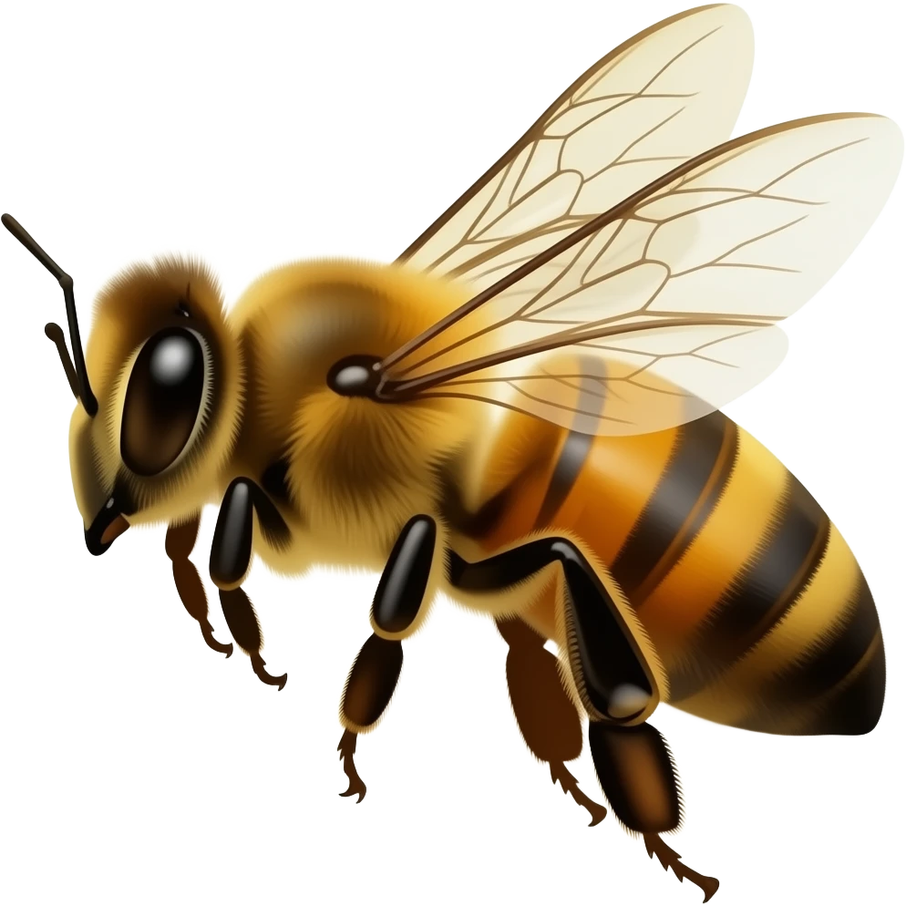 Bee motion emoji