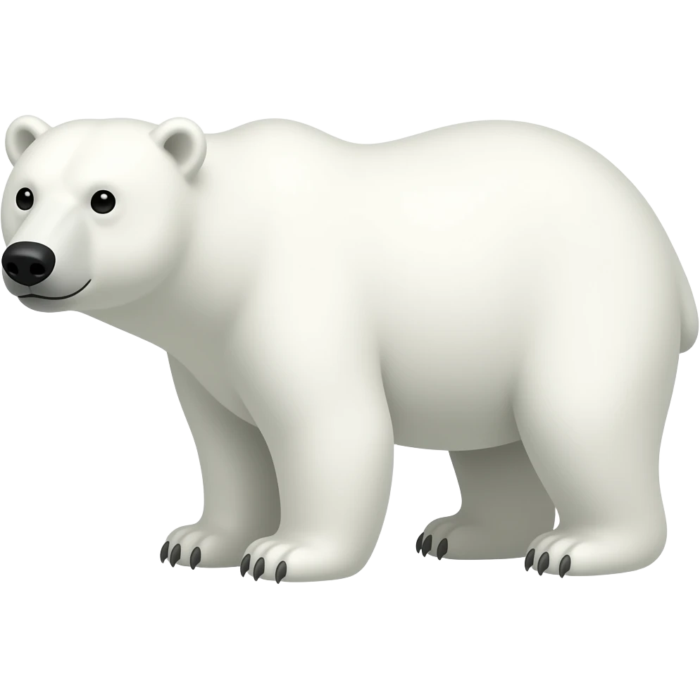 Polar bear emoji