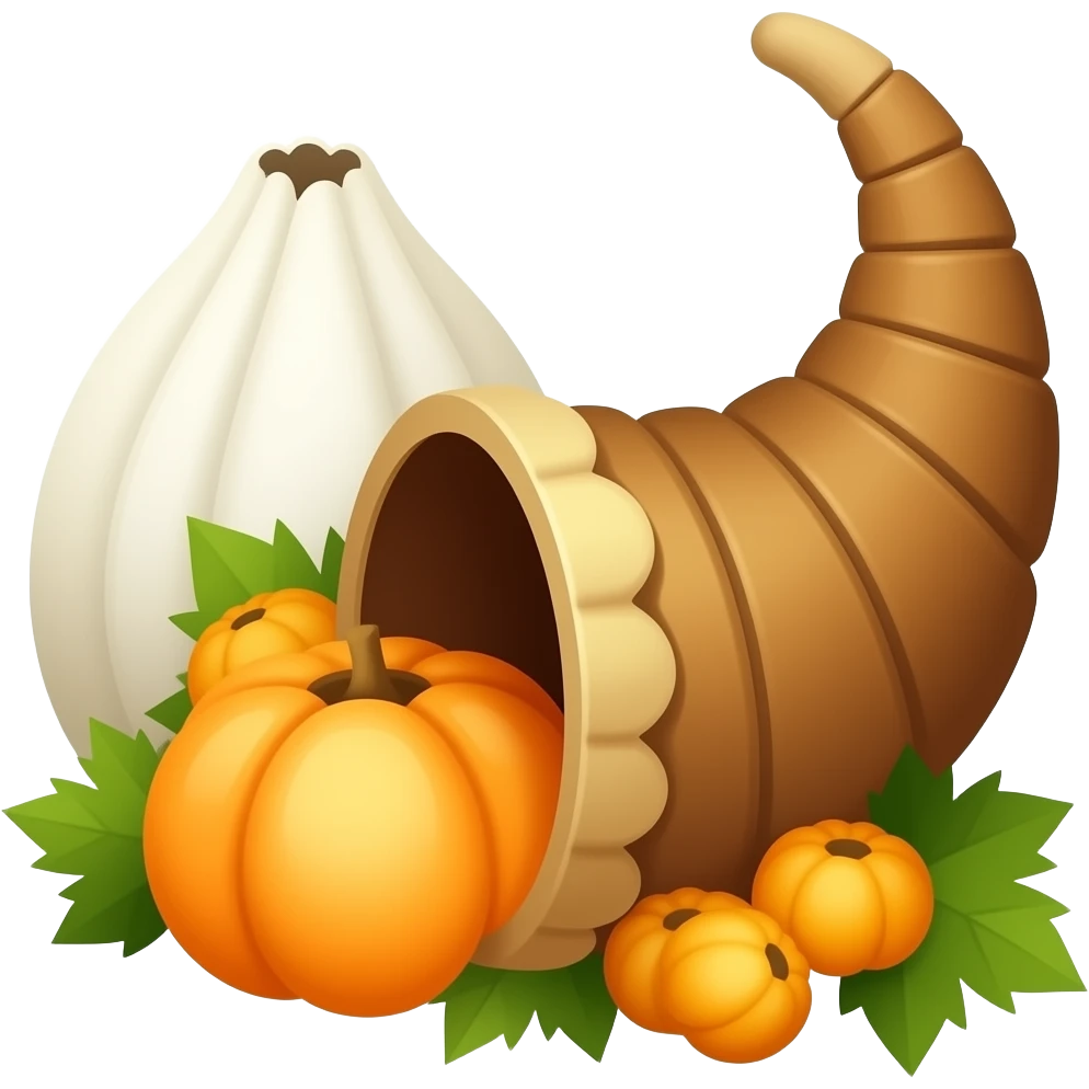 thanksgiving cornucopia emoji