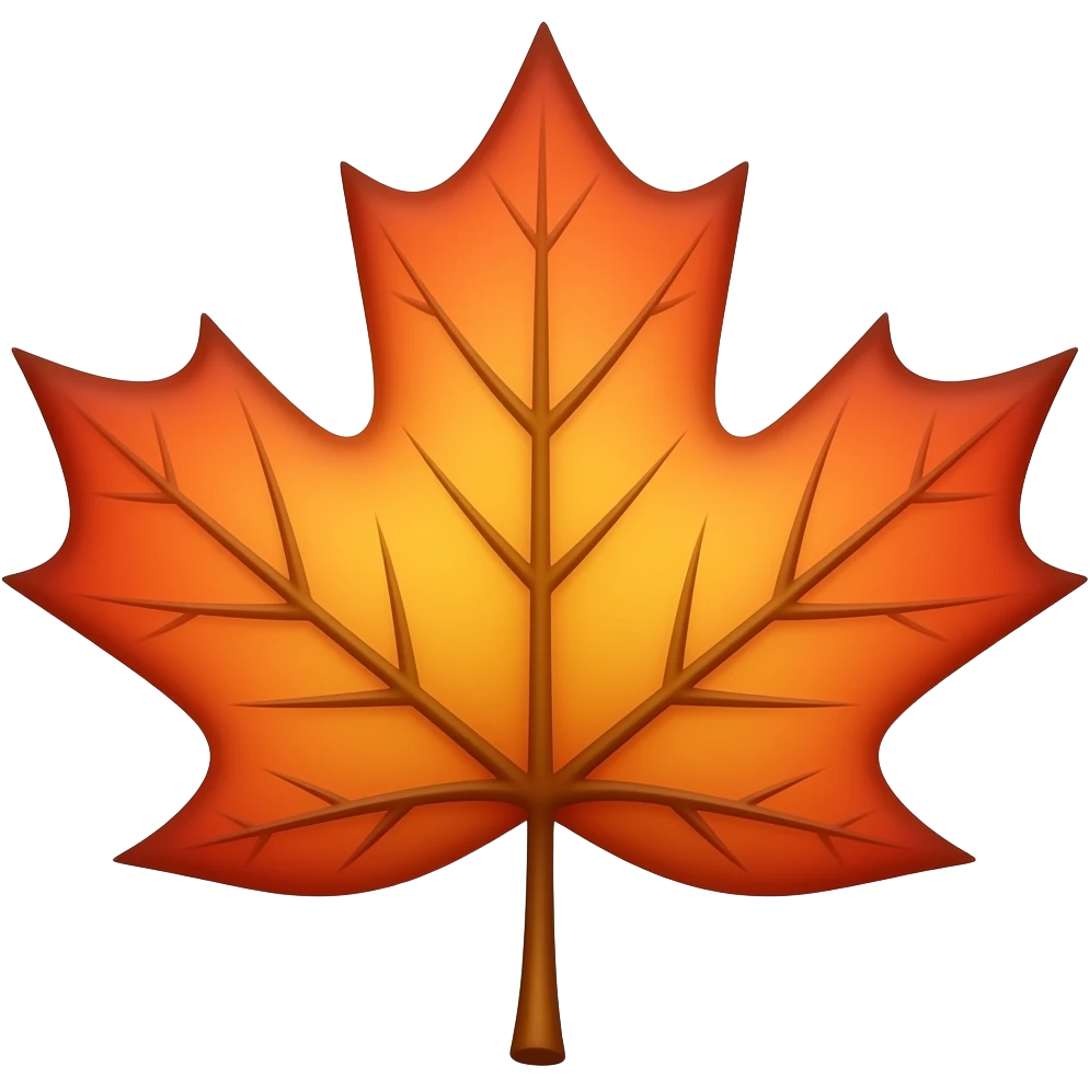 maple leaf emoji
