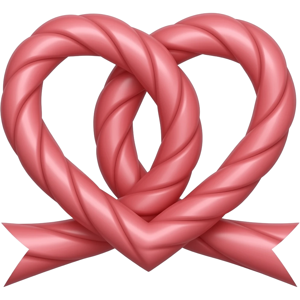 heart knots emoji