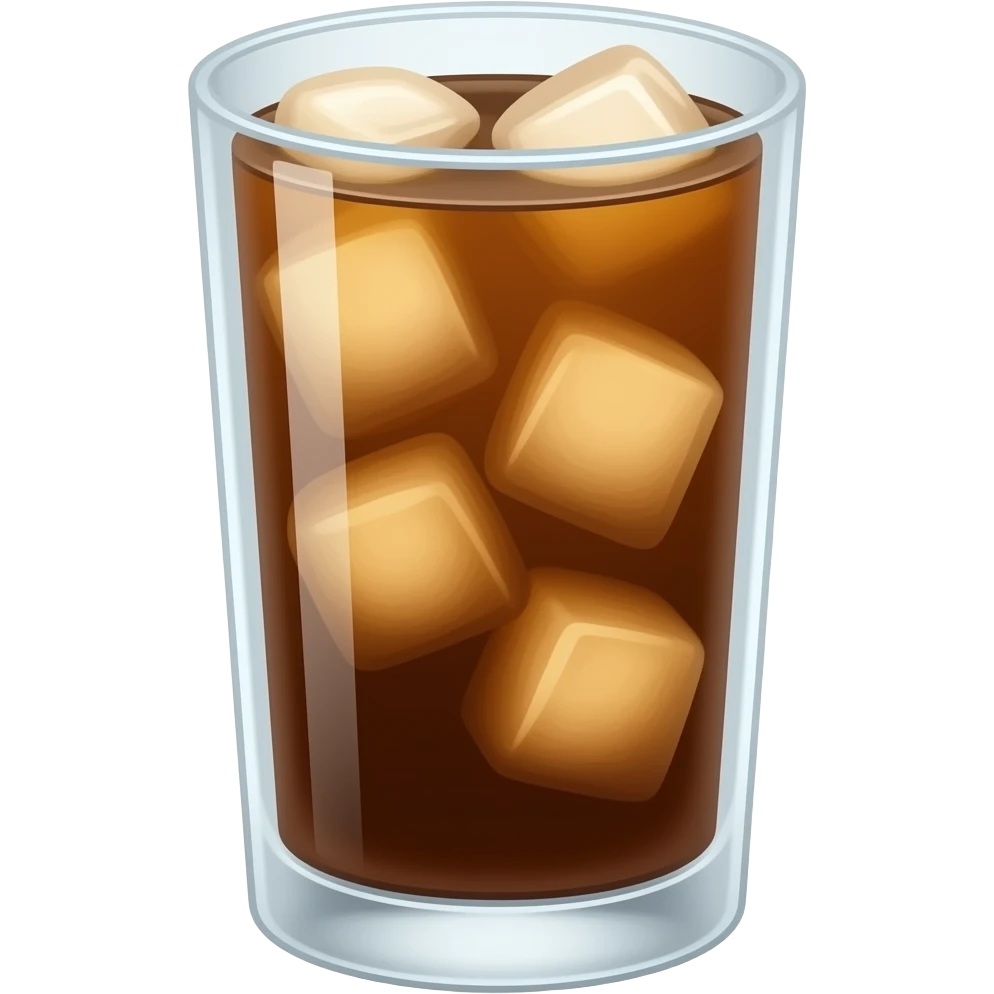 Iced coffee emoji