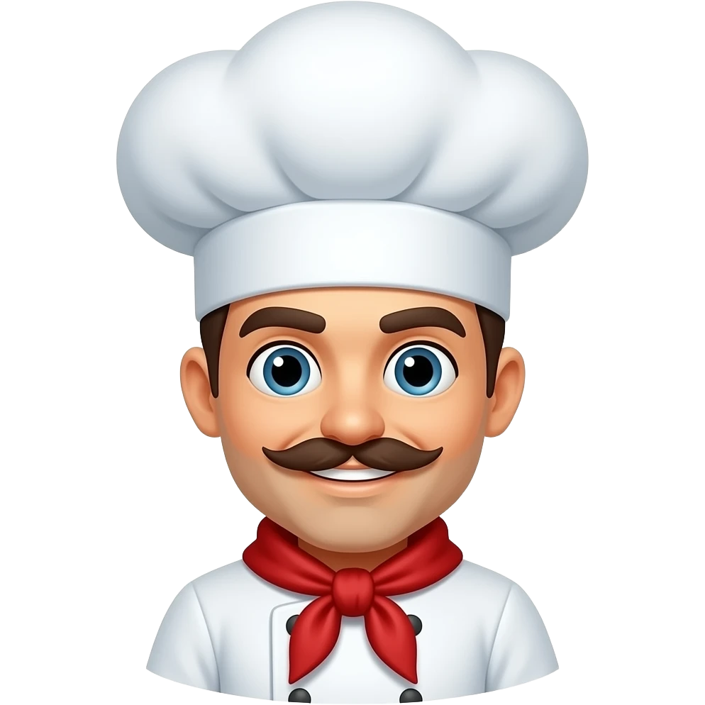 cartoonish game assert Chef emoji