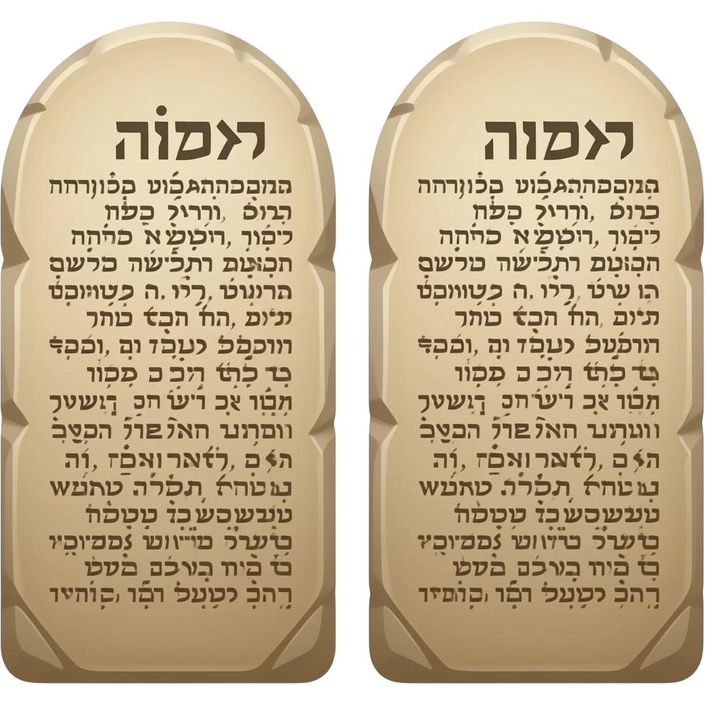 ten commandments emoji