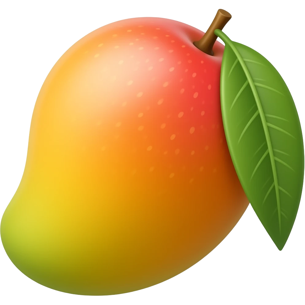 mango no leaf emoji