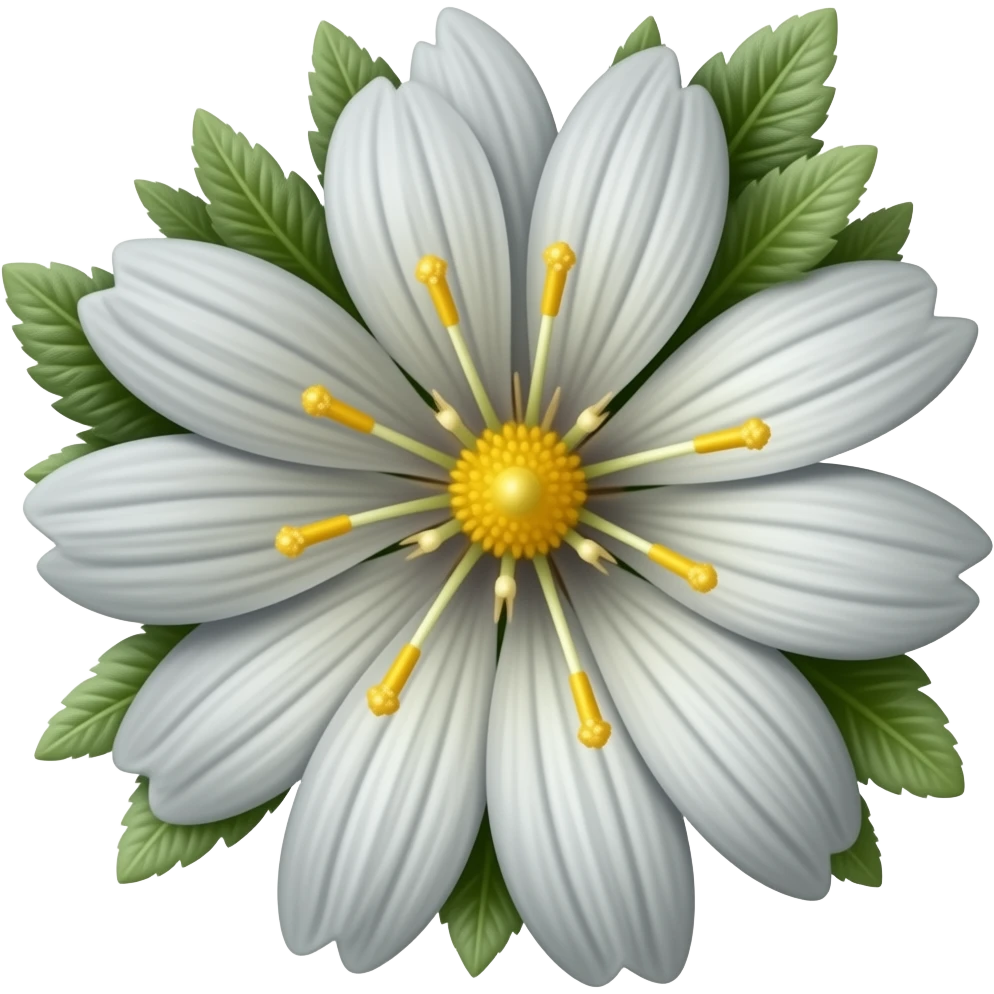 нарисуй цветы asperugo procumbens emoji