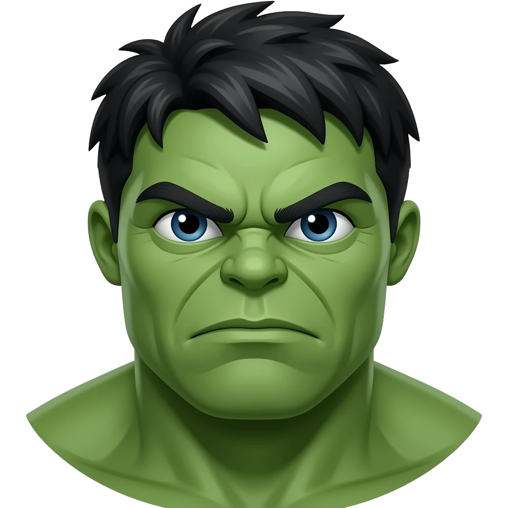 Hulk from Marvel emoji