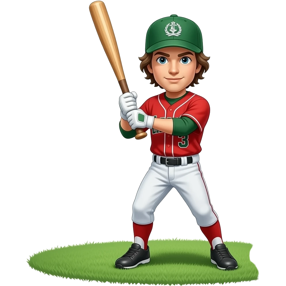 Starwars Luke Skywalker as baseball player emoji